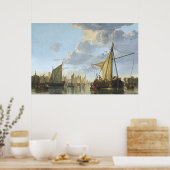 Die Maas in Dordrecht von Aelbert Cuyp Poster (Küche)
