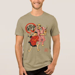 Die Maccaronin-Scroll-Krieger II Tri-Blend Shirt
