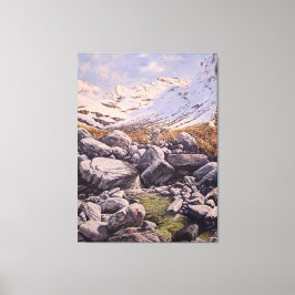 Die Macht der Berge und Felsen: Wandkunst Leinwanddruck