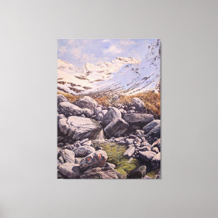 Die Macht der Berge und Felsen: Wandkunst Leinwanddruck