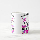 Die Macht der Cheer Base Cheerleading Basis Kaffeetasse (Mittel)