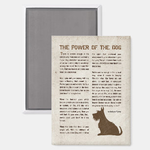 Die Macht des Hundes Gedicht - Rudyard Kipling Magnet