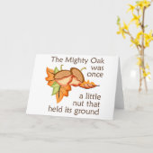 Die mächtige Eiche Karte (Gelbe Blume)