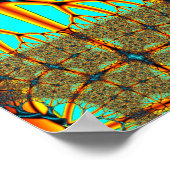 Die mächtige gelbe Ameise Poster (Ecke)