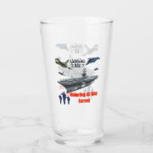 Die mächtige Militärehrung  Glas (Vorderseite)