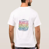Die Mächtigen mobilisieren T-Shirt (Rückseite)