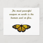 Die mächtigste Waffe Postkarte (Vorderseite)