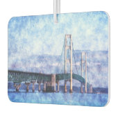 Die Mackinac-Brücke Autolufterfrischer (Links)