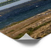 Die Mackinac-Brücke, die über die Straße von 4 Poster (Ecke)
