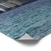 Die Mackinac-Brücke, die über die Straße von Poster (Ecke)