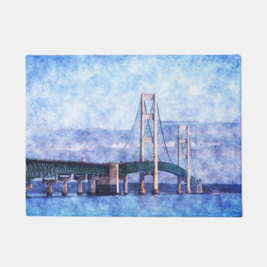 Die Mackinac-Brücke Fußmatte (Vorderseite)