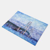Die Mackinac-Brücke Fußmatte (Schrägansicht)