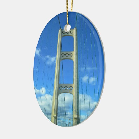 Die Mackinac-Brücke Keramikornament (Links)