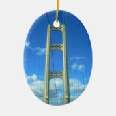 Die Mackinac-Brücke Keramikornament (Vorne)