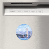 Die Mackinac-Brücke Magnet (In Situ (Geschirrspüler))