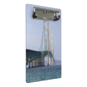 Die Mackinac-Brücke Mini Klemmbrett (Schrägansicht)