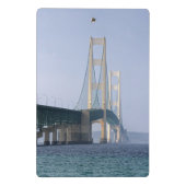 Die Mackinac-Brücke Mini Klemmbrett (Rückseite)