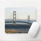 Die Mackinac-Brücke über die Straße 4 Mousepad (Mit Mouse)