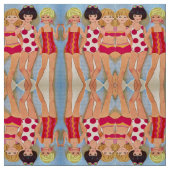 Die Mädchen des Sommers Stoff (Muster)