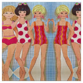 Die Mädchen des Sommers Stoff (Nahaufnahme)