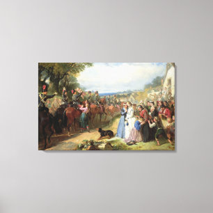 Die Mädchen, die wir hinter uns Links haben - die Leinwanddruck