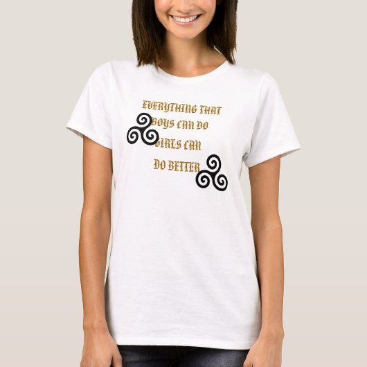 Die Mädchen-Gruppe T-Shirt (Vorderseite)