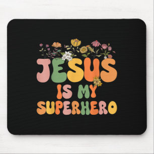 Die Mädchen Jesus ist mein Christlicher Superheld, Mousepad