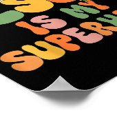 Die Mädchen Jesus ist mein Christlicher Superheld, Poster (Ecke)