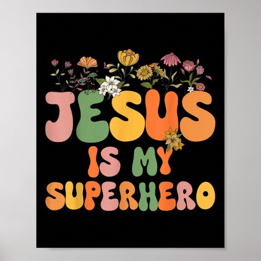 Die Mädchen Jesus ist mein Christlicher Superheld, Poster (Vorne)