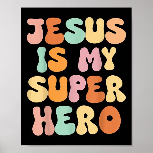 Die Mädchen Jesus ist mein Christlicher Superheld, Poster (Vorne)