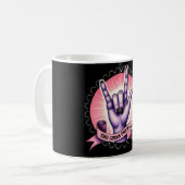 Die Mädchen kümmern sich nicht um Feministen Kaffeetasse (Vorderseite Links)