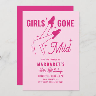 Die Mädchen werden am 30. Geburtstag von leichtros Einladung