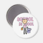 Die Mädchenschule ist Cool Magnet (Vorderseite/Rückseite)