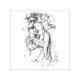 Die Madonna auf dem Halbmond Permastempel