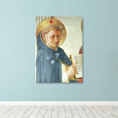 Die Madonna delle Ombre, Detail von St. Dominic Leinwanddruck (Insitu (Holzboden))