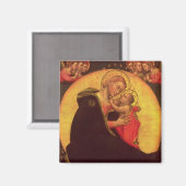Die Madonna der Demut, 1390-1400 Magnet (Vorderseite/Rückseite)