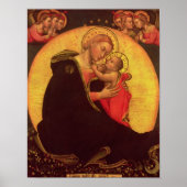 Die Madonna der Demut, 1390-1400 Poster (Vorne)