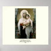 Die Madonna der Rose von Bouguereau (1903) Poster (Vorne)