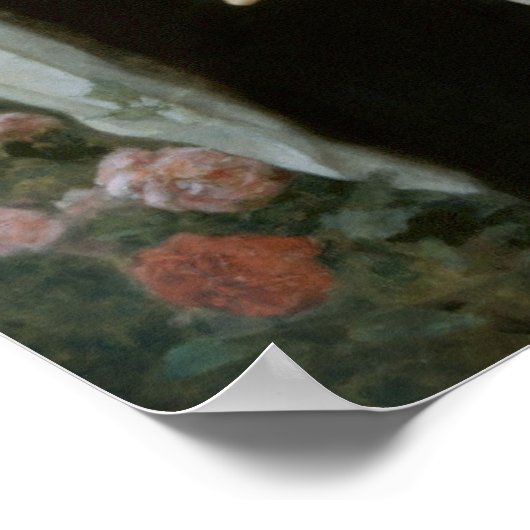 Die Madonna der Rose Weihnachten Poster (Ecke)