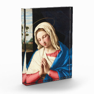 Die Madonna im Gebet, eine Landschaft jenseits Fotoblock