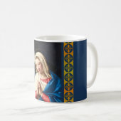 Die Madonna im Gebet, eine Landschaft jenseits Kaffeetasse (VorderseiteRechts)