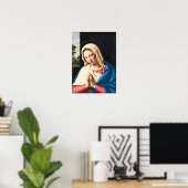 Die Madonna im Gebet, eine Landschaft jenseits Poster (Heimbüro)