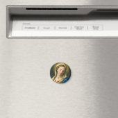Die Madonna im Gebet Magnet (In Situ (Geschirrspüler))