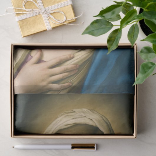 Die Madonna im Gebet Seidenpapier (Geschenk)