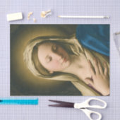 Die Madonna im Gebet Seidenpapier (Handwerk)