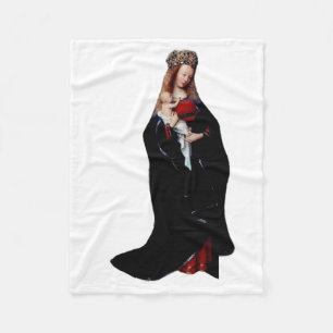 Die Madonna in der Kirche von Jan van Eyck Fleecedecke