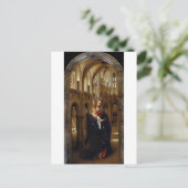 Die Madonna in der Kirche von Jan Van Eyck Postcar Postkarte (Stehend Vorderseite)