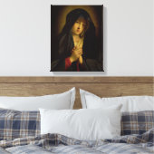 Die Madonna in Sorrow (Öl auf Leinwand) Leinwanddruck (Insitu (Schlafzimmer))