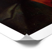 Die Madonna in Sorrow (Öl auf Leinwand) Poster (Ecke)