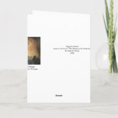 Die Madonna Karte (Rückseite)